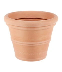 Vasar Kunststoff-Topf Doppio Bordo, Rund, Terrakotta