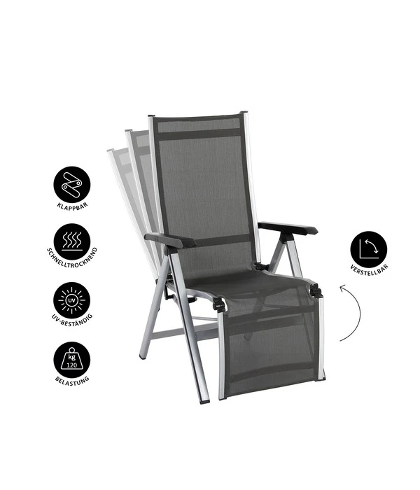 MWH Relaxsessel Elements, Silber 5 MWH Relaxsessel Elements, Silber – Bild 3