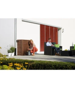 GARANTIA Woody Wandtank 350 L -Gartenbedarf Angebote 2469575 WE MO 002 WoodyWandtank350Ldarkwood