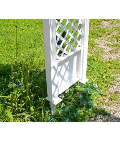 KHW Kunststoff-Rosenbogen Mit Erdspießen, Ca. B100/H207/T43 Cm -Gartenbedarf Angebote 2546505 WE DE 001 KHWKunststoffRosenbogenmitErdspiessen100x43x207cmweiss