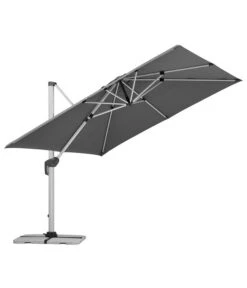 Schneider Premium Ampelschirm Monaco, Granitgrau, Quadratisch, Ca. B300/T300 Cm -Gartenbedarf Angebote 2887982 WE DE 002 SchirmMOnaco300x300