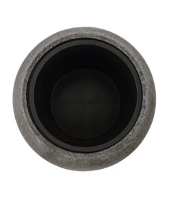 Dehner Polystone-Topf Kapstadt, Rund, Grau -Gartenbedarf Angebote 3207990 3208022 WE DE 001 DehnerPolystoneTopfbauchiggrau