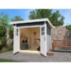 Weka Gartenhaus 179 Gr. 4, Ca. B356/H224/T375 Cm -Gartenbedarf Angebote 3398591 WE MO 001 WekaGartenhaus179Grau
