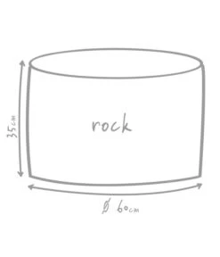 Outbag Outdoor-Sitzsack Rock Skin -Gartenbedarf Angebote 3453693 WE DE 002 GlobalBeddingRockDeluxeSkinKiesel