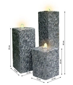 Dehner Granit-Gartenbrunnen Nizza, Ca. H25,35,45 Cm -Gartenbedarf Angebote 3765823 WE DE 002 DehnerGranitGartenbrunnenNizza