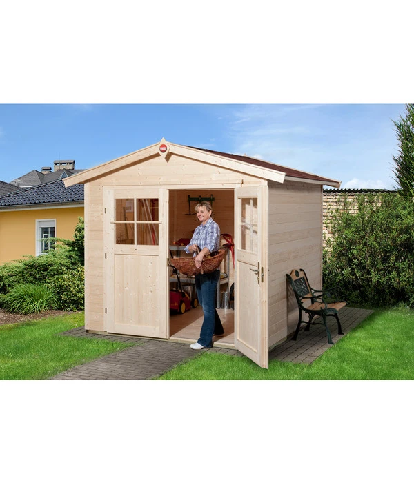 Weka Gartenhaus 224 Gr. 3, Ca. B280/H238/T263 Cm 3 Weka Gartenhaus 224 Gr. 3, Ca. B280/H238/T263 Cm