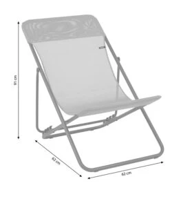 Lafuma Liegestuhl Maxi Transat, Batyline® 16 Lafuma Liegestuhl Maxi Transat, Batyline® -Gartenbedarf Angebote 4070017 WE BG 001 LafumaMaxiTransatLac