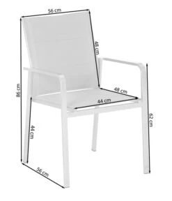 Dehner Stapelstuhl Nantes Elegance -Gartenbedarf Angebote 4209938 WE FS 001 SkizzeStapelstuhlNantesElegance