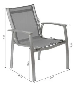 Dehner Stapelstuhl Niederlehner Chicago 7 Dehner Stapelstuhl Niederlehner Chicago -Gartenbedarf Angebote 4210209 WE BG 001 DehnerBalkonstuhlChicagoGraphit