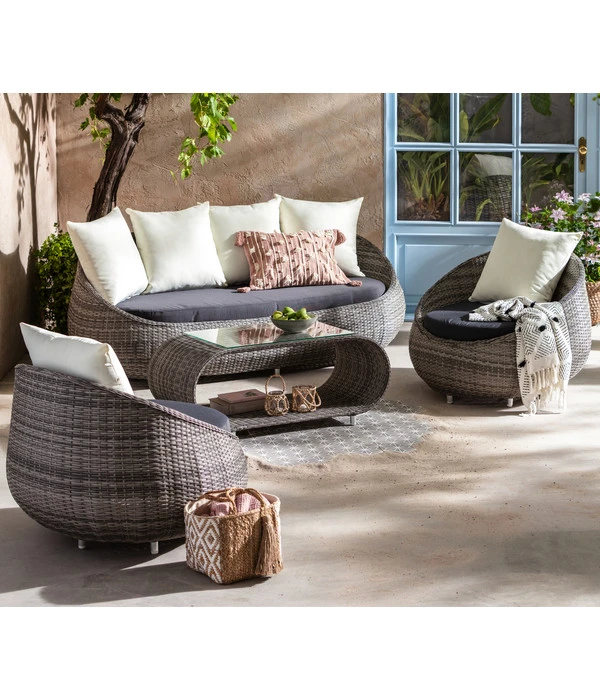 Dehner Geflechtsessel Avani 4 Dehner Geflechtsessel Avani – Bild 2