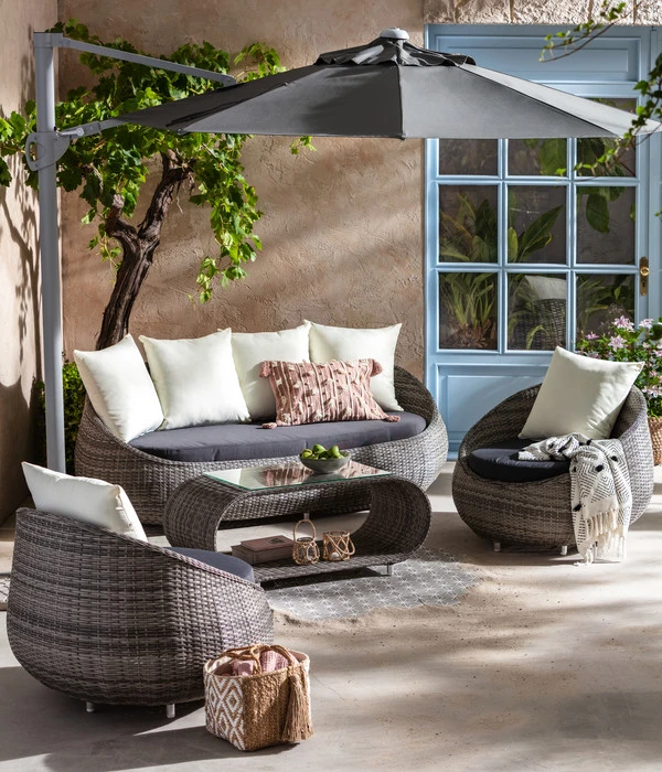 Dehner Geflechtsessel Avani 6 Dehner Geflechtsessel Avani – Bild 4