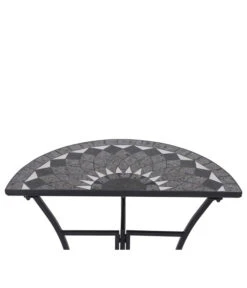 Siena Garden Mosaiktisch Como Halbrund, Ca. B35/H71/T70 Cm -Gartenbedarf Angebote 4498796 WE DE 001 TischComoH71cm