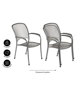 MWH Metall-Stapelsessel Carlo -Gartenbedarf Angebote 5305669 WE IG 001 MWHMetallStapelsesselCarlo