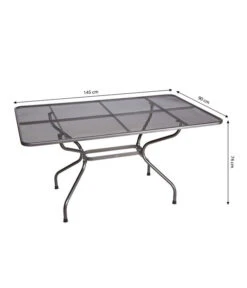 Royal Garden Streckmetall-Gartentisch, Ca. B145/H74/T90 Cm 15 Royal Garden Streckmetall-Gartentisch, Ca. B145/H74/T90 Cm -Gartenbedarf Angebote 5312822 WE BG 001 MwhStreckmetallGartentischStreckmetallTisch145X90cmERaug