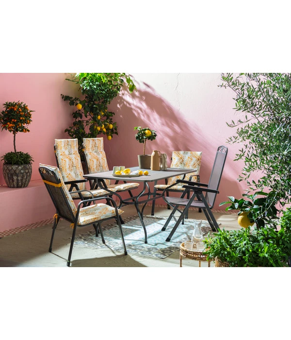 Royal Garden Streckmetall-Gartentisch, Ca. B145/H74/T90 Cm 6 Royal Garden Streckmetall-Gartentisch, Ca. B145/H74/T90 Cm – Bild 4