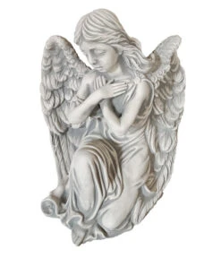 Fantasieco Stein-Figur Engel, Kniend, Ca. H35 Cm