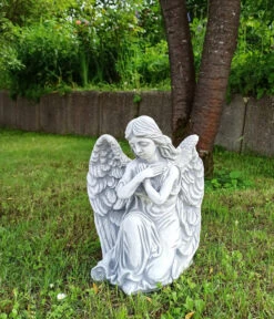 Fantasieco Stein-Figur Engel, Kniend, Ca. H35 Cm -Gartenbedarf Angebote 6638597 WE MO 002 FantasiecoSteinEngelKniend