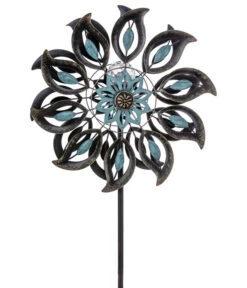 Dehner Solar Windrad Viento, Ca. B51/H176,8/T18,5 Cm