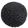 Dehner Pouf Sanna, Ca. Ø40/H40 Cm -Gartenbedarf Angebote 6667851 WE FS 001 PoufSannaAnthrazit40cm
