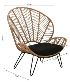 Dehner Geflechtsessel Venezia -Gartenbedarf Angebote 6701650 WE BG 001 GeflechtsesselVenezia