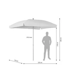 Dehner Sonnenschirm Keros, Rechteckig, Ca. B255/T170 Cm 17 Dehner Sonnenschirm Keros, Rechteckig, Ca. B255/T170 Cm -Gartenbedarf Angebote 6702906 WE BG 001 schirmkeros250Hellgrau