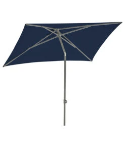 Dehner Sonnenschirm Andros, Rechteckig, Ca. B210/T150 Cm -Gartenbedarf Angebote 6703607 WE FS 004 DehnerSchirmAndrosDunkelblauNeu