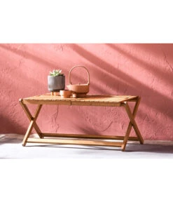 Dehner Tablett-Tisch Macao, Ca. B90/H38/T50 Cm -Gartenbedarf Angebote 6713556 WE MO 001 TabletttischMacao