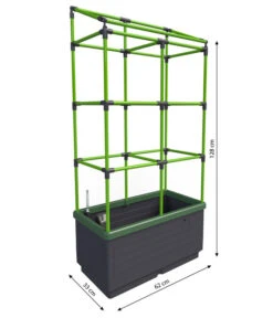 Bio Green Hochbeet City Jungle, Ca. B62/H128/T33 Cm 19 Bio Green Hochbeet City Jungle, Ca. B62/H128/T33 Cm -Gartenbedarf Angebote 6731566 WE BG 001 BioGreenHochbeetmitRankgitterCityJungle