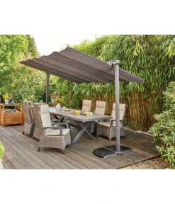 Siena Garden Sonnensegel Enna, Rechteckig, Ca. B350/H220/T250 Cm -Gartenbedarf Angebote 6776389 WE MO 002 SONNENSEGEL ENNA 350X250