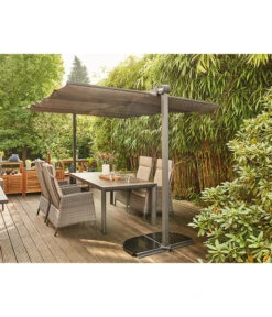 Siena Garden Sonnensegel Enna, Rechteckig, Ca. B350/H220/T250 Cm -Gartenbedarf Angebote 6776389 WE MO 004 SONNENSEGEL ENNA 350X250