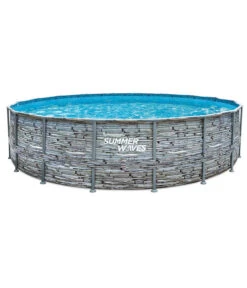 Summer Waves Elite Frame Pool Steinoptik
