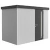 Biohort Gerätehaus Neo 1C, Silber/dunkelgrau -Gartenbedarf Angebote 6885024 WE FS 001 BiohortGeraetehausNeo1C