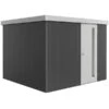 Biohort Gerätehaus Neo 3C, Dunkelgrau/silber