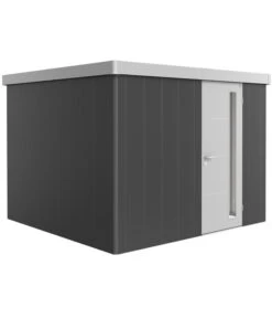 Biohort Gerätehaus Neo 3C, Dunkelgrau/silber