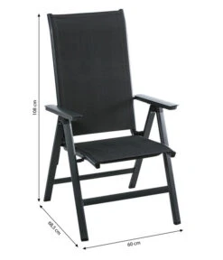 Dehner Klappsessel Cleveland, Dunkelgrau 13 Dehner Klappsessel Cleveland, Dunkelgrau -Gartenbedarf Angebote 6894141 WE BG 001 DehnerKlappsesselClevelandNEU