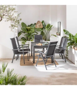 Dehner Klappsessel Cleveland, Dunkelgrau 11 Dehner Klappsessel Cleveland, Dunkelgrau -Gartenbedarf Angebote 6895379 6894133 6894141 WE MO 001 StapelstuhlClevelandGrau