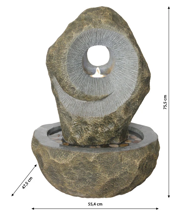 Dehner Polyresin-Gartenbrunnen Honolulu, Ca. H75,5 Cm 7 Dehner Polyresin-Gartenbrunnen Honolulu, Ca. H75,5 Cm – Bild 5