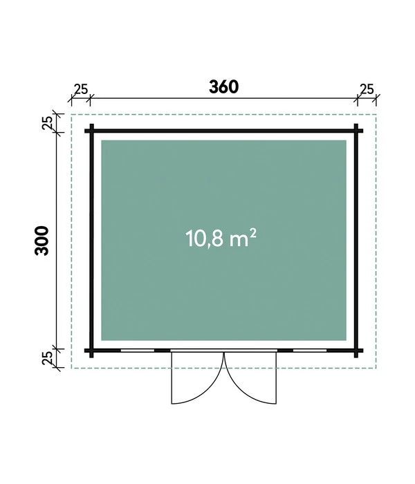Wolff Finnhaus Gartenhaus Malmö 44-A 5 Wolff Finnhaus Gartenhaus Malmö 44-A – Bild 3