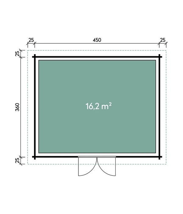 Wolff Finnhaus Gartenhaus Malmö 70-D 5 Wolff Finnhaus Gartenhaus Malmö 70-D – Bild 3
