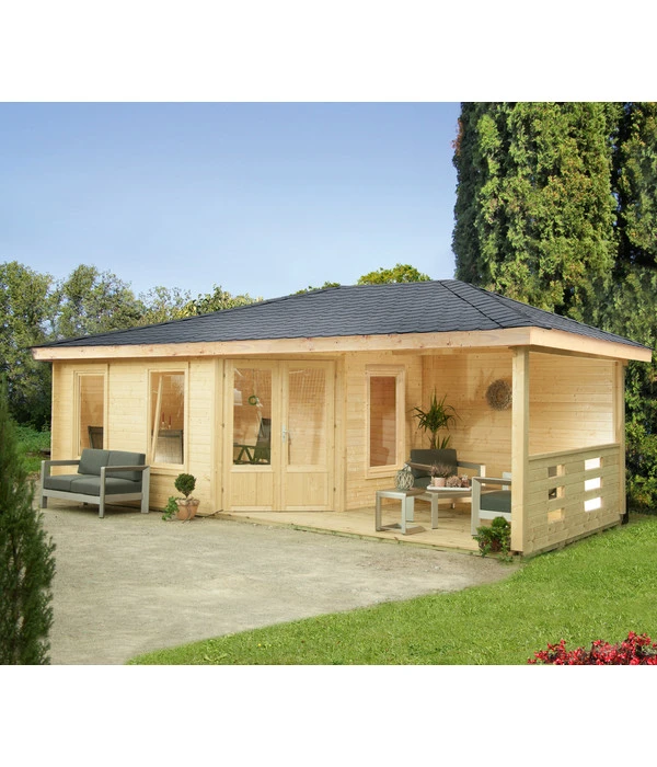 Wolff Finnhaus Gartenhaus Anna 40-A/1, Ca. B755/H284/T351 Cm 4 Wolff Finnhaus Gartenhaus Anna 40-A/1, Ca. B755/H284/T351 Cm – Bild 2