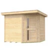 Weka Gartenhaus 229 A Gr. 2, Ca. B270/H217/T270 Cm -Gartenbedarf Angebote 6950398 WE FS 001 FinnhausGartenhaus