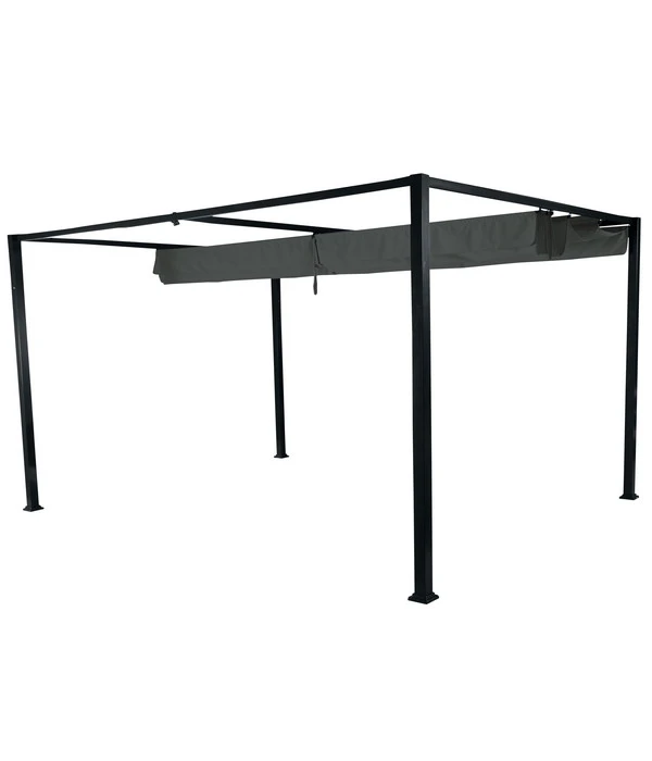 Siena Garden Sonnendach Sky, Anthrazit, Ca. B400/T300 Cm 4 Siena Garden Sonnendach Sky, Anthrazit, Ca. B400/T300 Cm – Bild 2