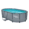 Summer Waves Frame Pool-Set, Oval, Anthrazit -Gartenbedarf Angebote 6990832 WE FS 001 SummerWavesFramePool300x200x84cm